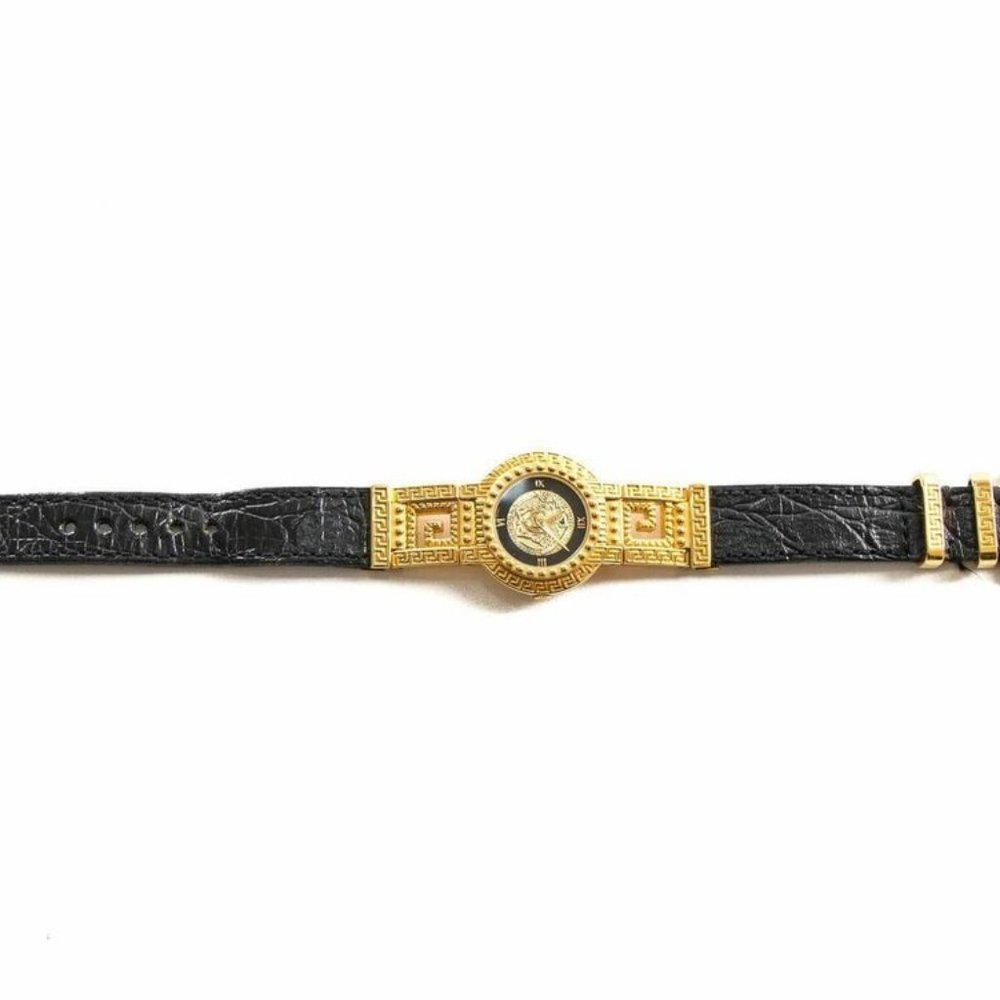 Authentic vintage ladies Gianni Versace medusa Gold plated quartz watch - Picture 8 of 11
